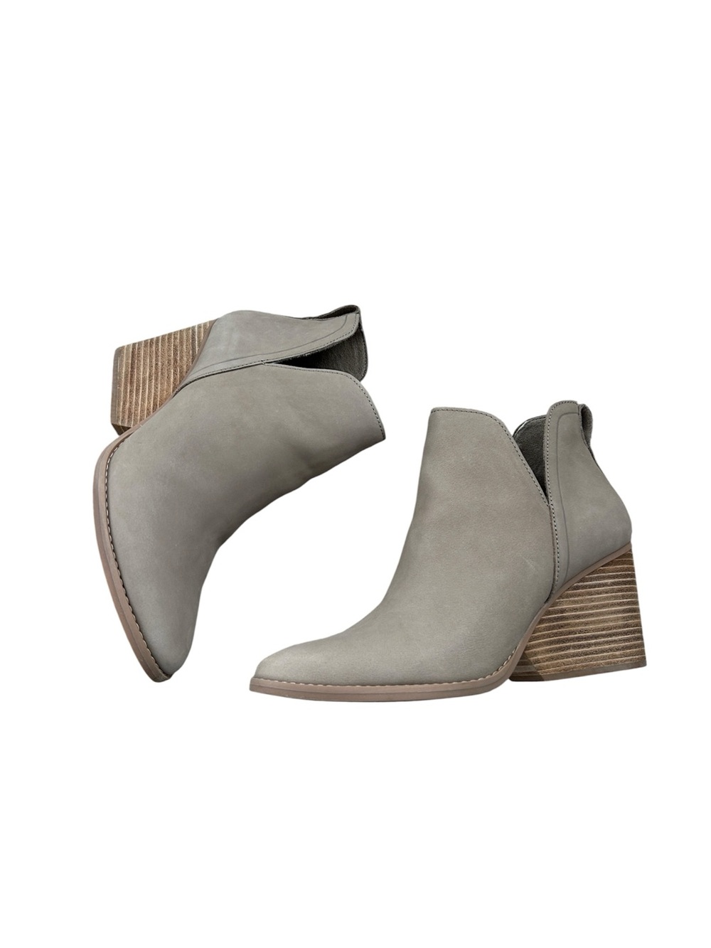TOMS Eliza Wedge Bootie Suede-Look Women’s Ankle Booties